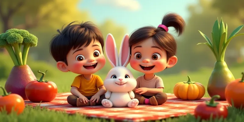 Mert ve Ayşe’nin Sebzelerle Dolu Masal Dünyası - Masal - 10