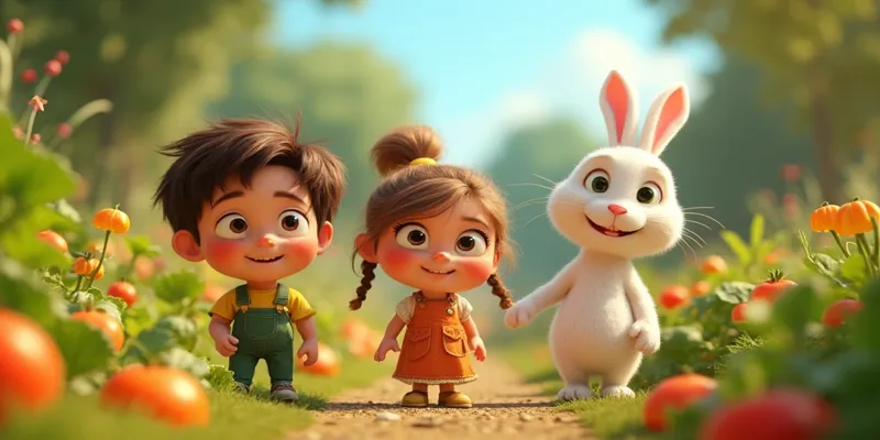 Mert ve Ayşe’nin Sebzelerle Dolu Masal Dünyası - Masal - 9