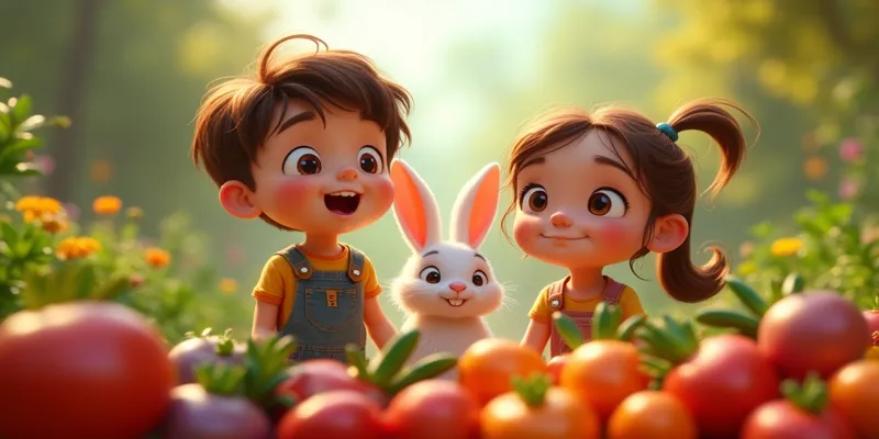 Mert ve Ayşe’nin Sebzelerle Dolu Masal Dünyası - Masal - 7