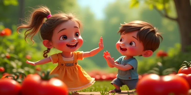Mert ve Ayşe’nin Sebzelerle Dolu Masal Dünyası - Masal - 3