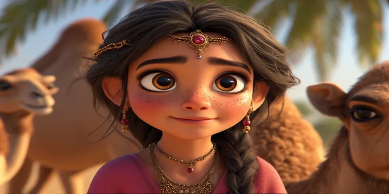 Elif ve Çölde Su Yolculuğu Masalı - Damlacık ile Dersler - 4