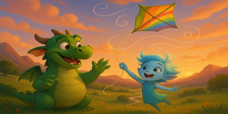 Renkler Uçurtma ve Nazik Rüzgâr Pofu ile Çocuk Hikâyesi - 6