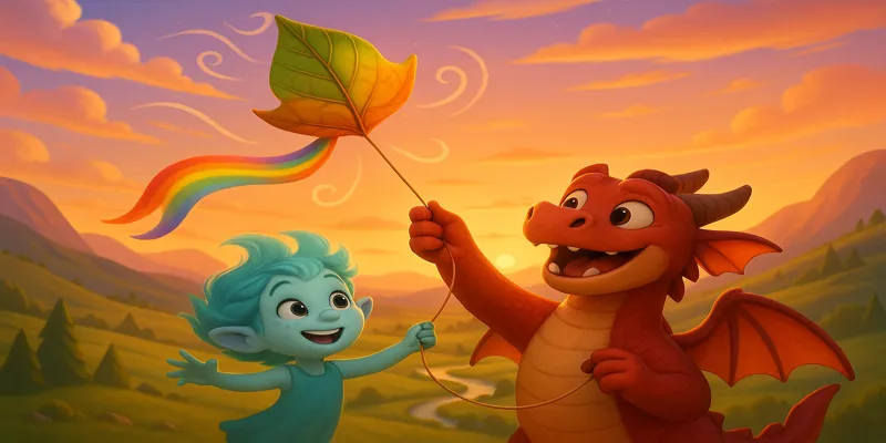 Renkler Uçurtma ve Nazik Rüzgâr Pofu ile Çocuk Hikâyesi - 7