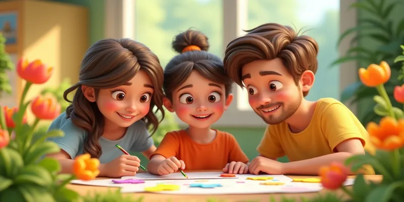 Fikir Bahçesi Masalı Elif'in Mutlu ve Renkli Dünyası - 4