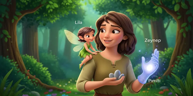Zeynep Pırıltı ve Mavi Orman Perisi Eğitici Masalı Oku - 6