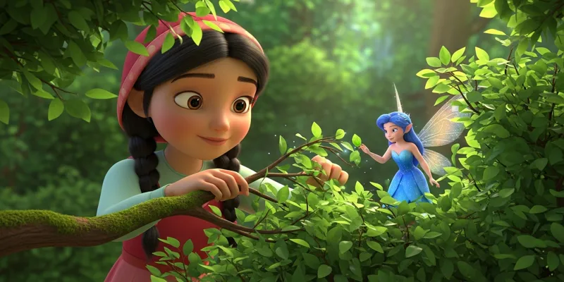 Zeynep Pırıltı ve Mavi Orman Perisi Eğitici Masalı Oku - 4