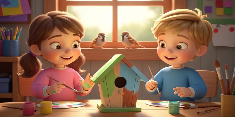 Kuş Yuvası Projesi Masalı Doğa Sevgisini Anlatan Masal - 6