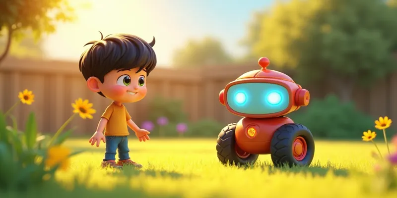 Minik ve Robot Arkadaşı Zıplaya ile Bilim Dolu Büyülü Masal