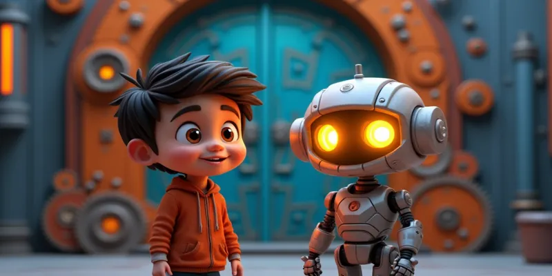 Minik ve Robot Arkadaşı Zıplaya ile Bilim Dolu Büyülü Masal - 3