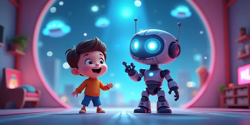 Minik ve Robot Arkadaşı Zıplaya ile Bilim Dolu Büyülü Masal - 6