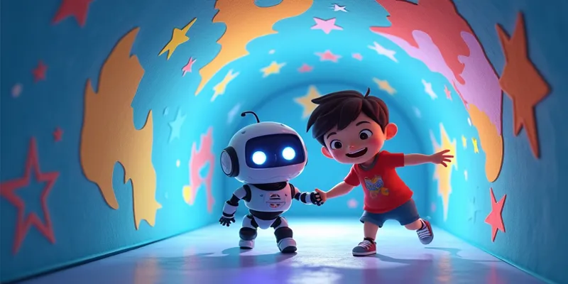 Minik ve Robot Arkadaşı Zıplaya ile Bilim Dolu Büyülü Masal - 2