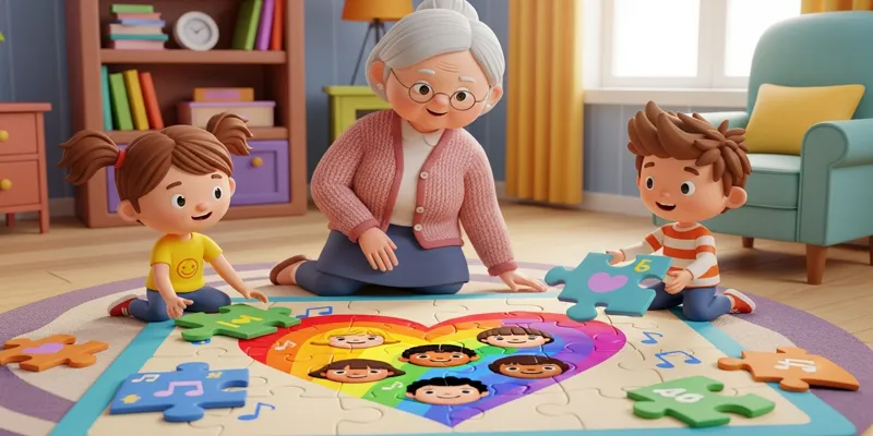 Neşeli Büyük Anne Masalı Hayal Gücü Işığıyla 3 Harika Macera - 9