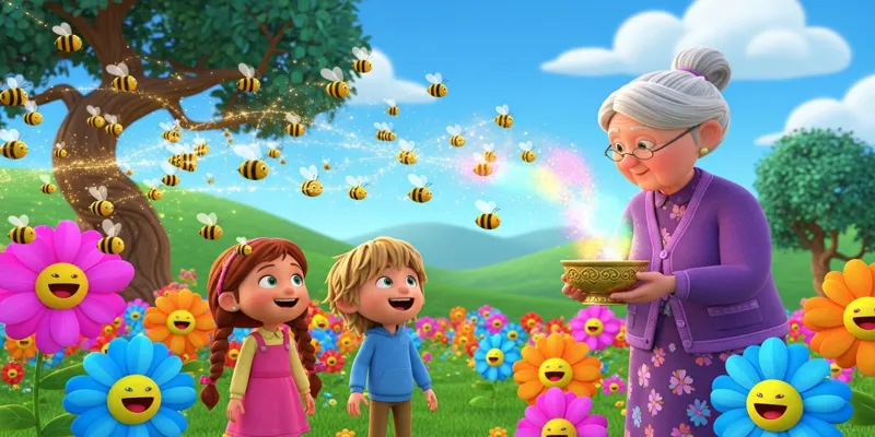 Neşeli Büyük Anne Masalı Hayal Gücü Işığıyla 3 Harika Macera - 7