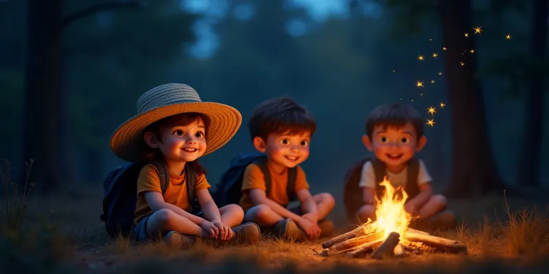Yaz Tatilinde Ormanda Kamp Macera Dostluk ve Doğanın Sırları - 8