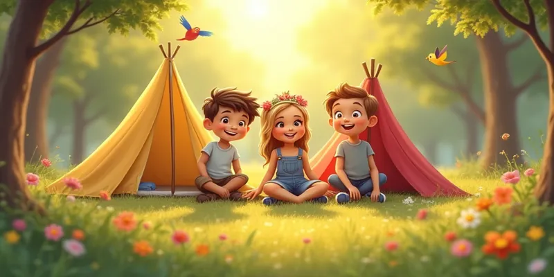 Yaz Tatilinde Ormanda Kamp Macera Dostluk ve Doğanın Sırları - 2