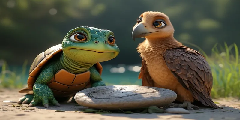 Tospik ile Aka Göl Kıyısında Dostluk ve Merak Masalı - 7