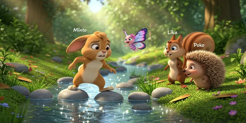 Utangaç Tavşan Minto’nun Cesaret Yolu Masalını Okuyalım - 6